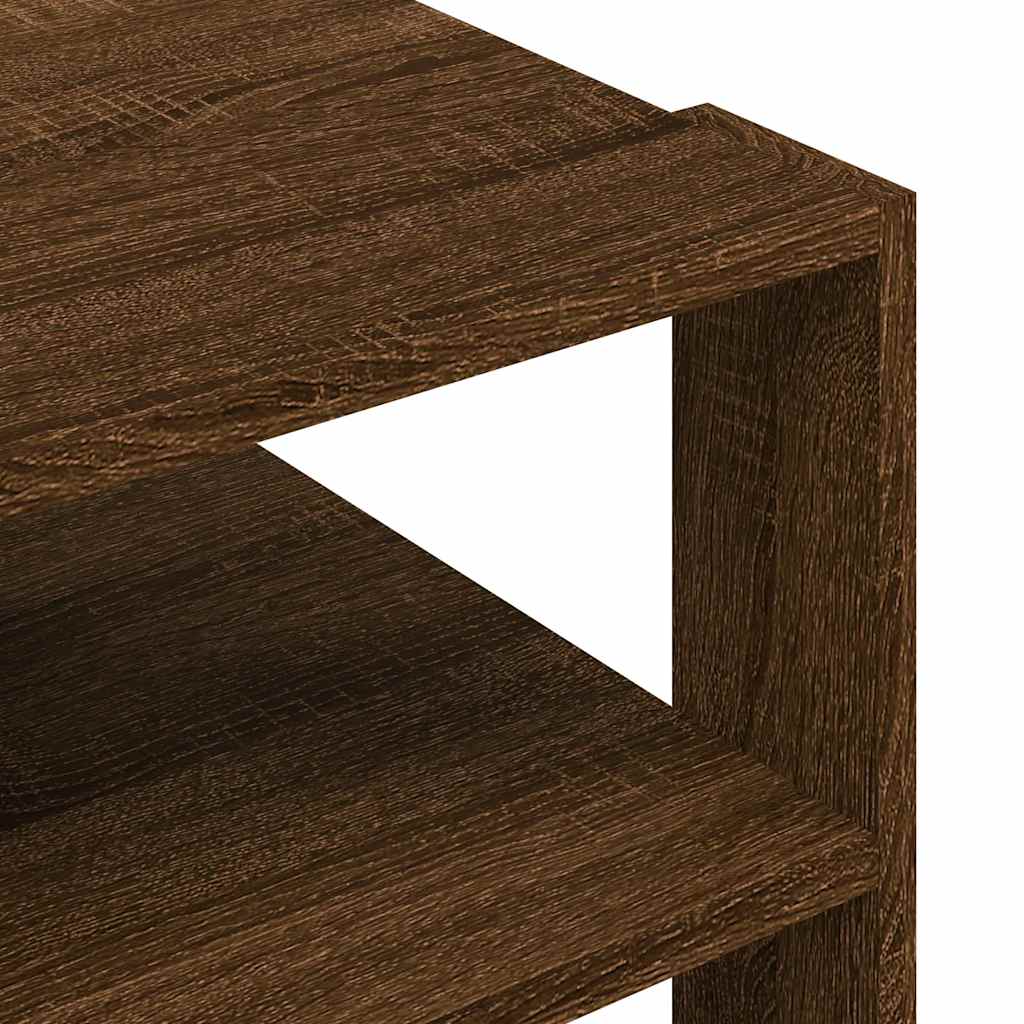 Stolić za kavu boja hrasta 58x58x40 cm konstruirano drvo
