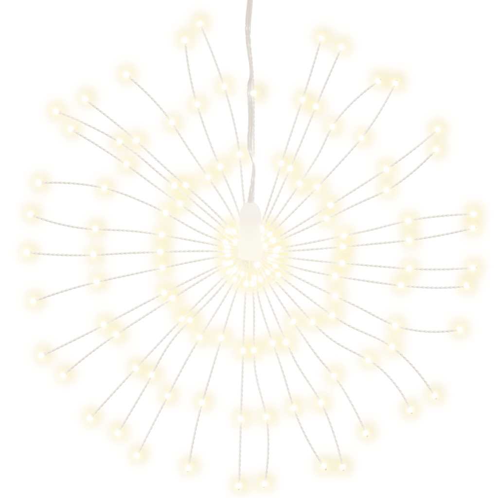 Božićno svjetlo zvjezdani prasak 140 LED toplo bijelo 17 cm