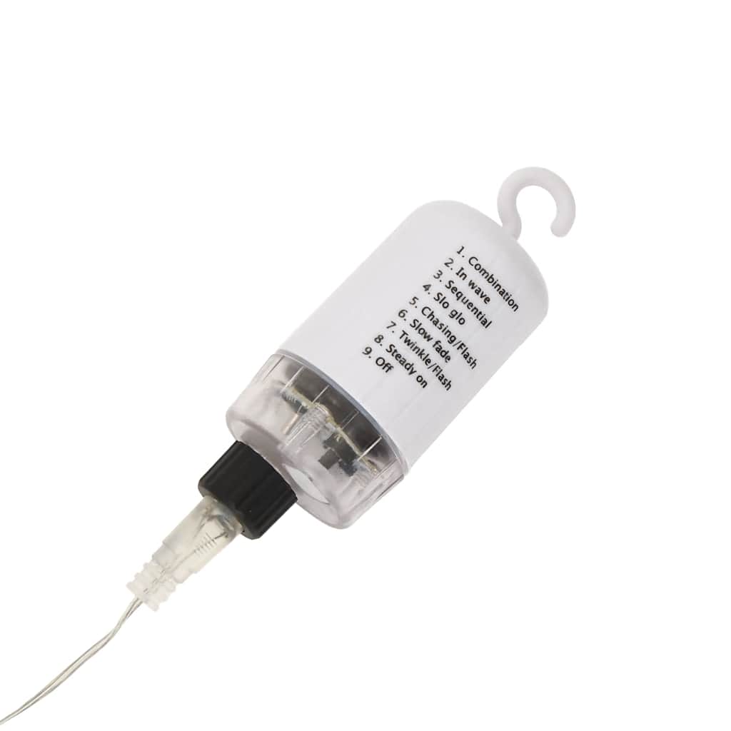 Božićno svjetlo zvijezdani prasak 140 LED hladno bijelo