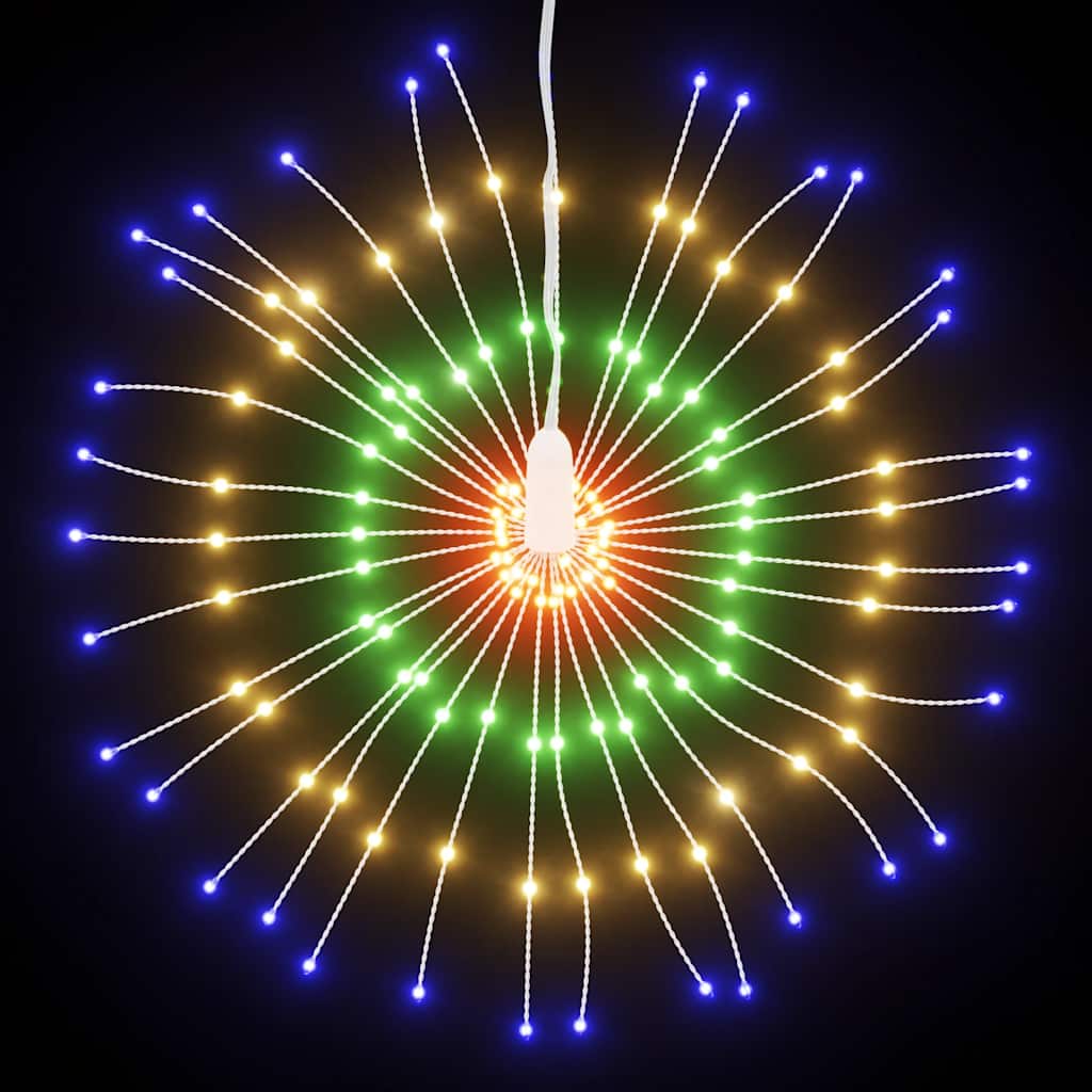Božićno svjetlo zvjezdani prasak 140 LED višebojno 17 cm