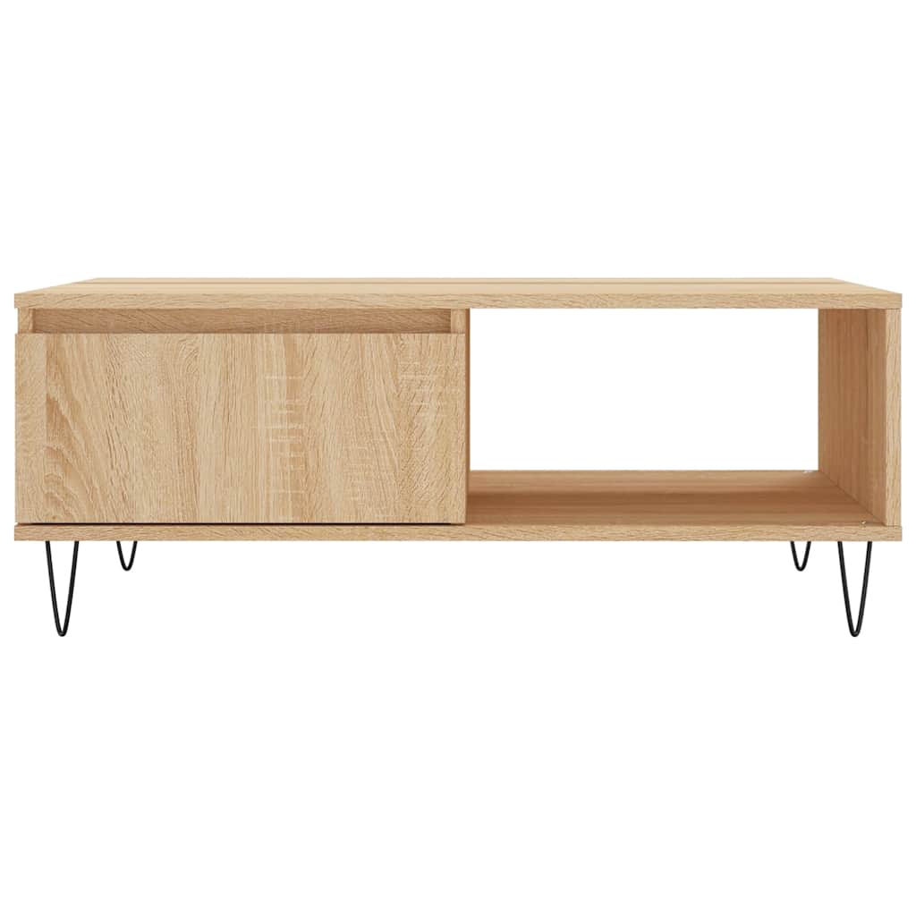Stolić za kavu boja hrasta sonome 90x60x35 cm konstruirano drvo