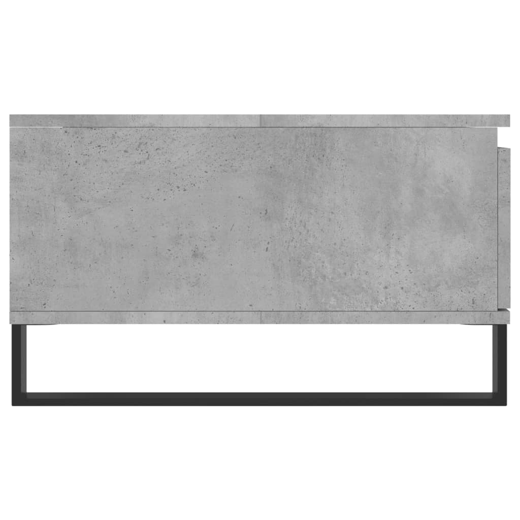 Stolić za kavu boja betona 90 x 60 x 35 cm konstruirano drvo