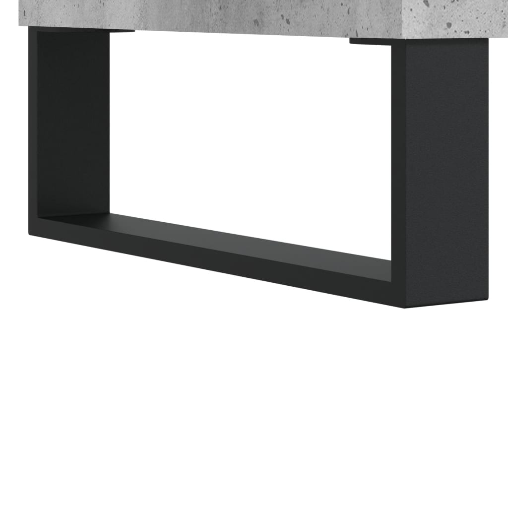 Stolić za kavu boja betona 90 x 60 x 35 cm konstruirano drvo