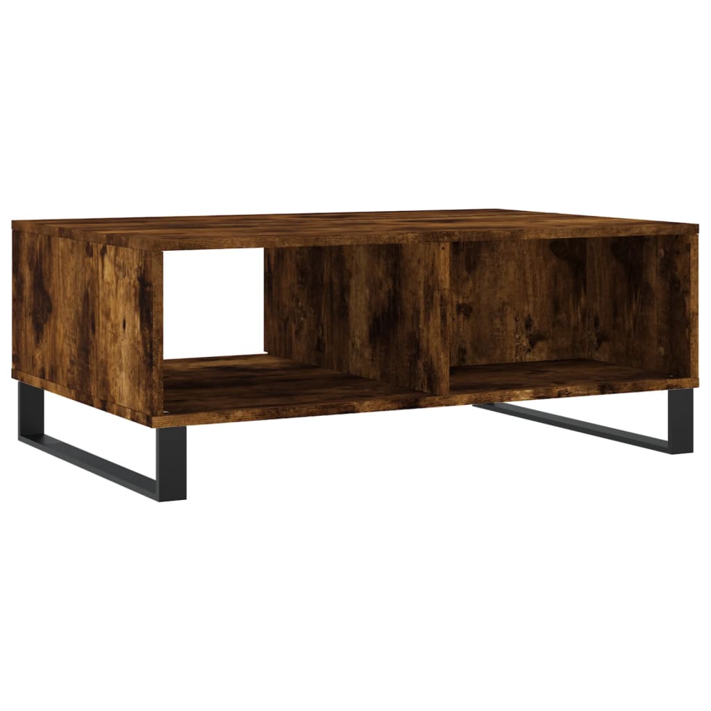 Stolić za kavu boja hrasta 90 x 60 x 35 cm konstruirano drvo