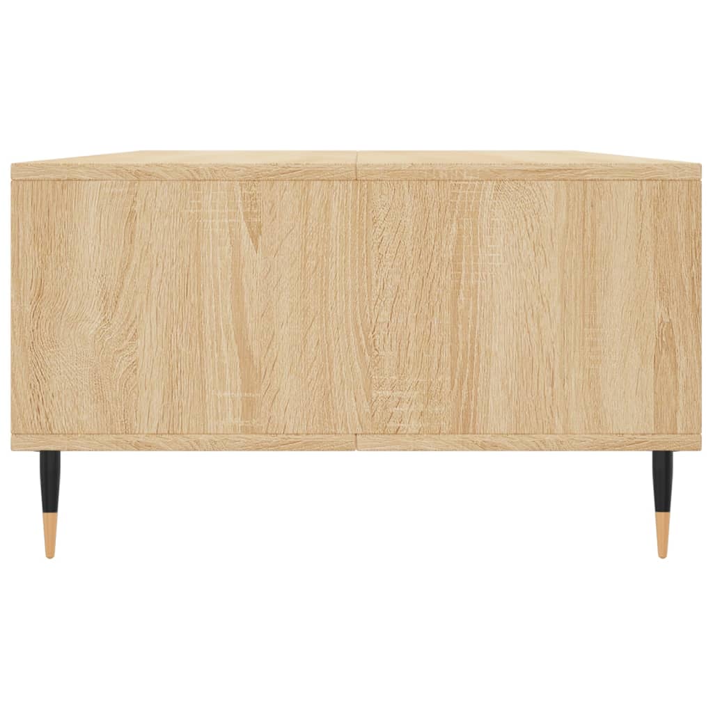 Stolić za kavu boja hrasta 104 x 60 x 35 cm konstruirano drvo