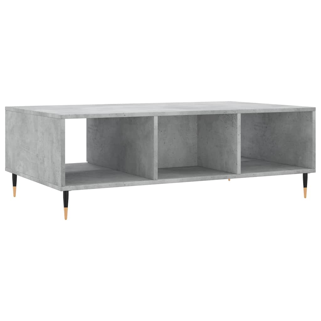Stolić za kavu siva boja betona 104x60x35 cm konstruirano drvo