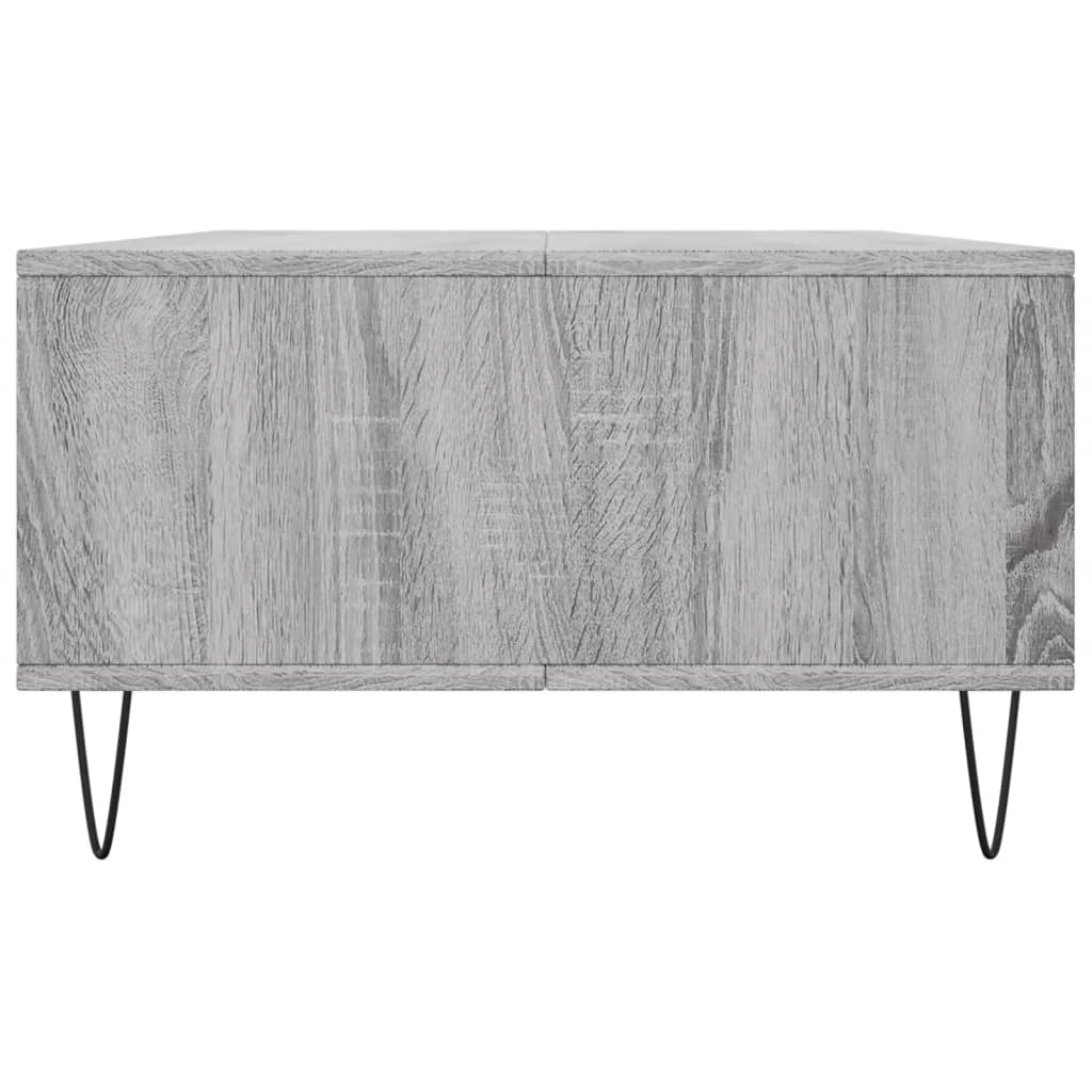 Stolić za kavu siva boja hrasta 104x60x35 cm konstruirano drvo