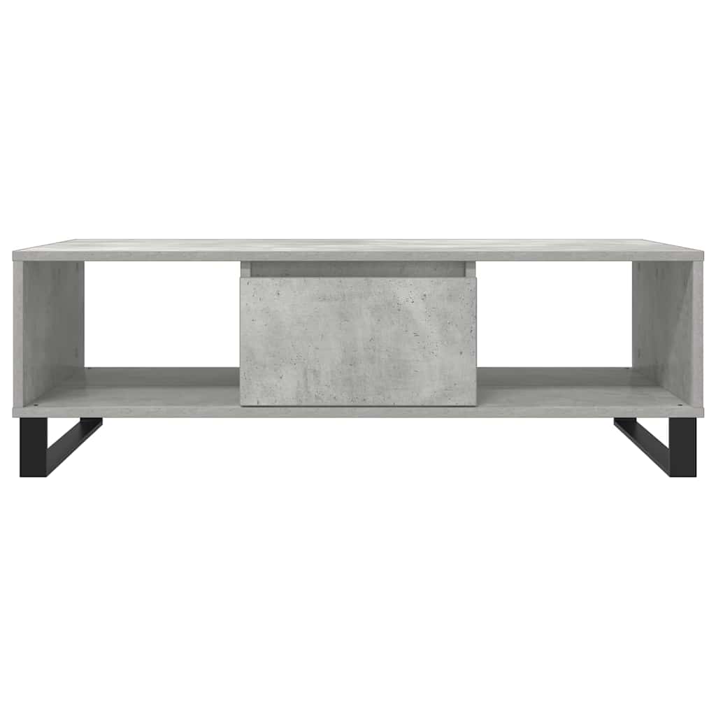 Stolić za kavu siva boja betona 104x60x35 cm konstruirano drvo