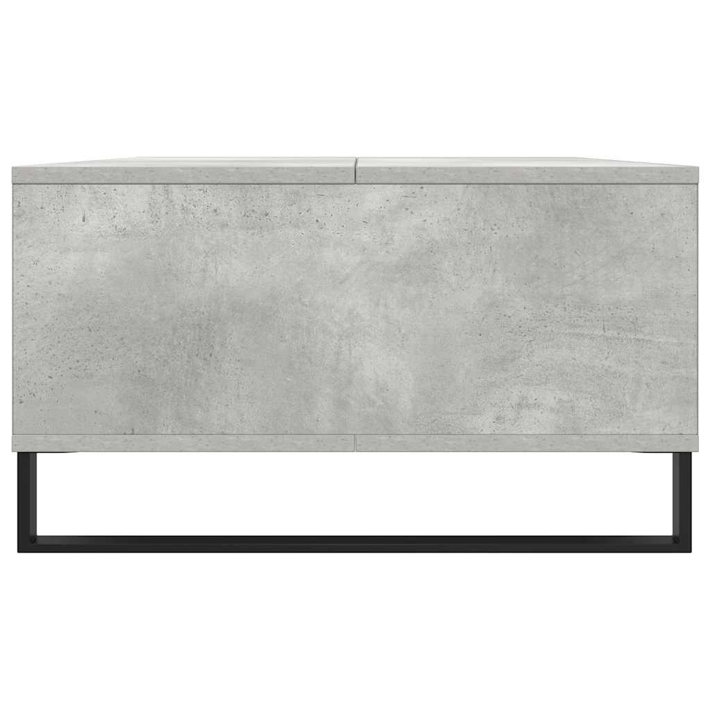 Stolić za kavu siva boja betona 104x60x35 cm konstruirano drvo