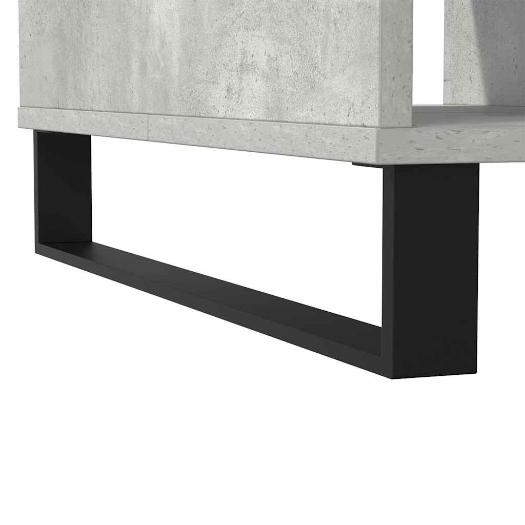 Stolić za kavu siva boja betona 104x60x35 cm konstruirano drvo
