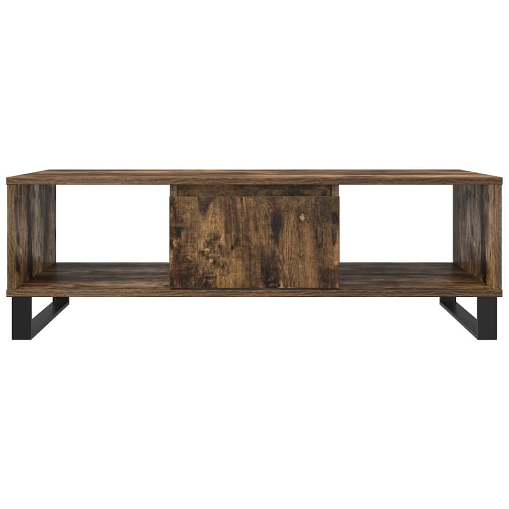 Stolić za kavu boja hrasta 104 x 60 x 35 cm konstruirano drvo