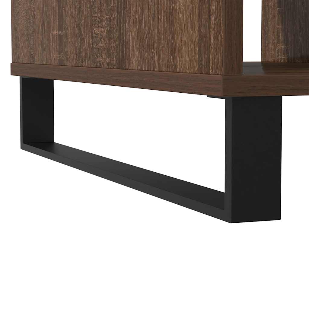 Stolić za kavu boja hrasta 104 x 60 x 35 cm konstruirano drvo