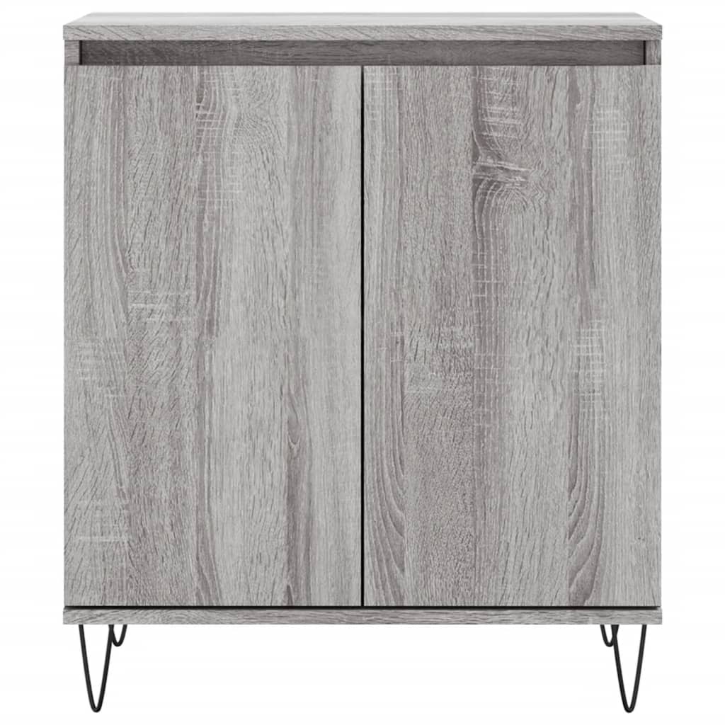 Komoda sivog hrasta sonome 60x35x70 cm od konstruiranog drva