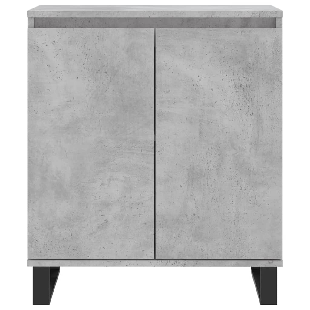 Komoda siva boja betona 60x35x70 cm od konstruiranog drva