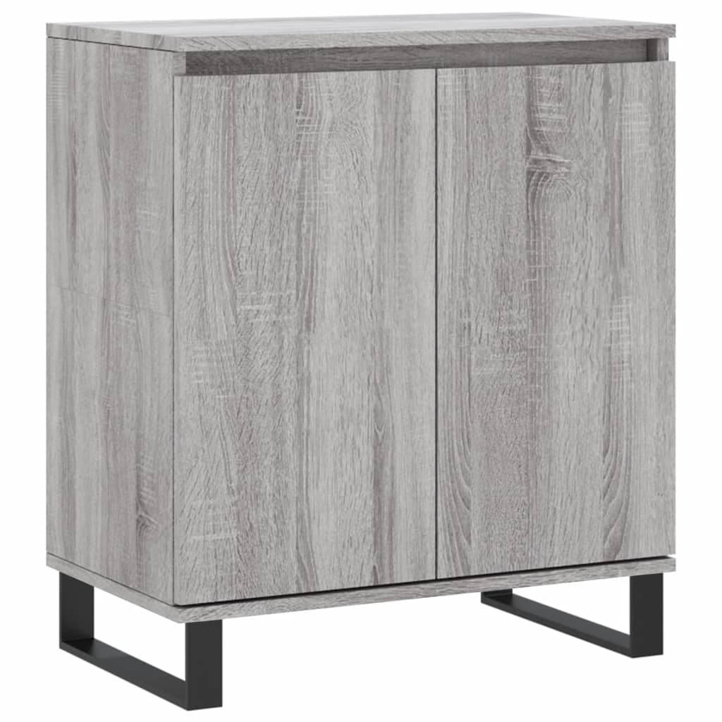 Komoda sivog hrasta sonome 60x35x70 cm od konstruiranog drva