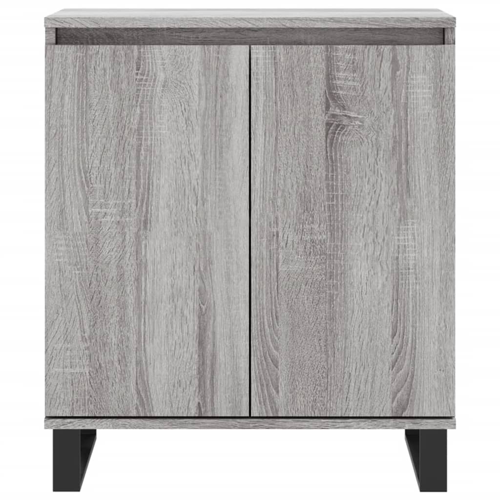 Komoda sivog hrasta sonome 60x35x70 cm od konstruiranog drva