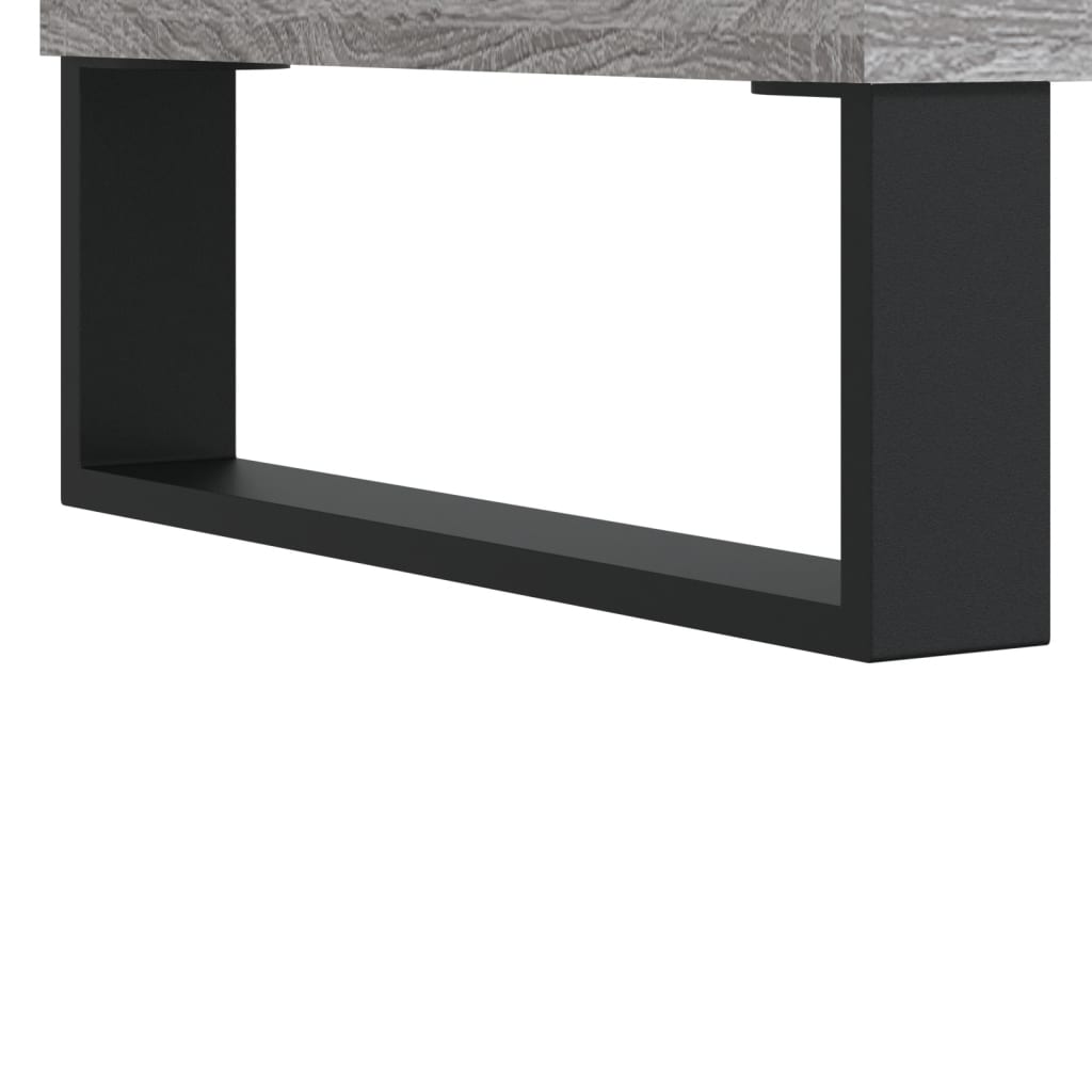Komoda sivog hrasta sonome 60x35x70 cm od konstruiranog drva