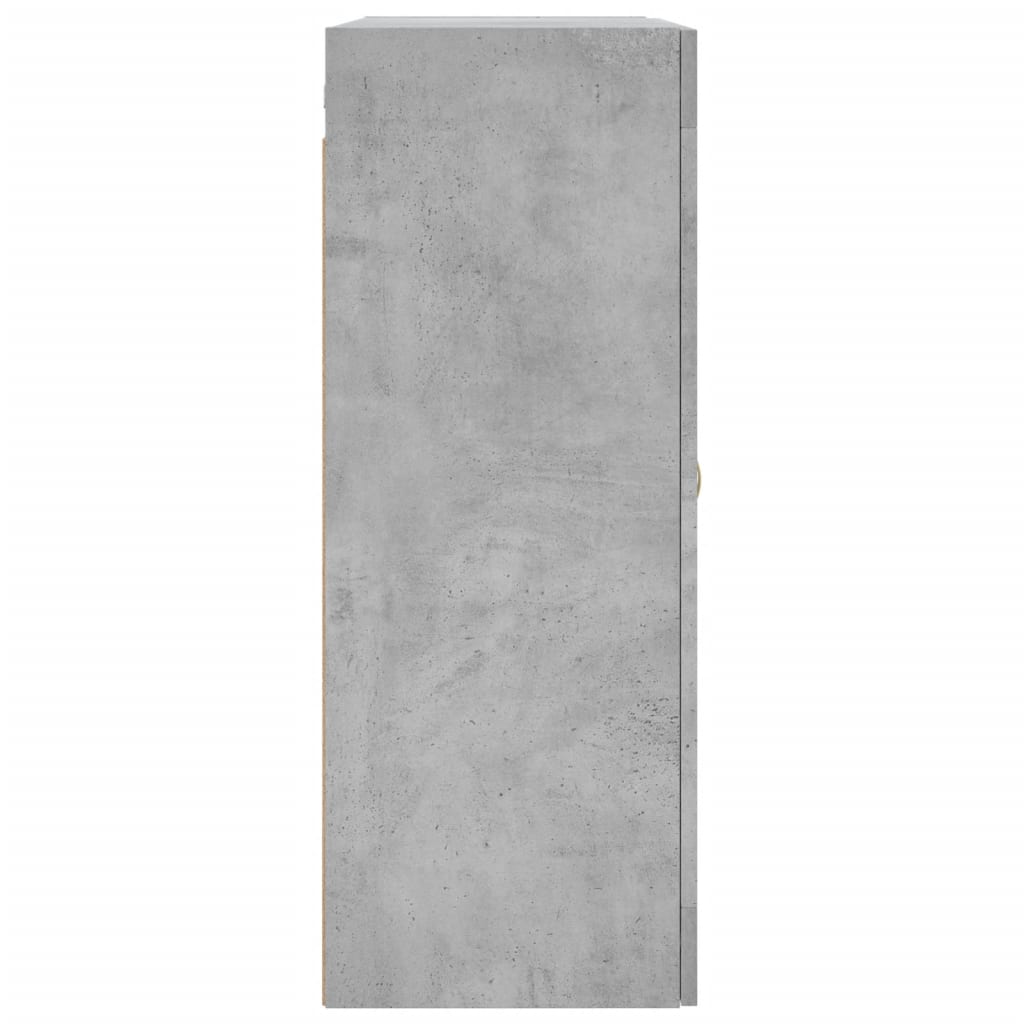 Zidni ormarić siva boja betona 69,5 x 34 x 90 cm