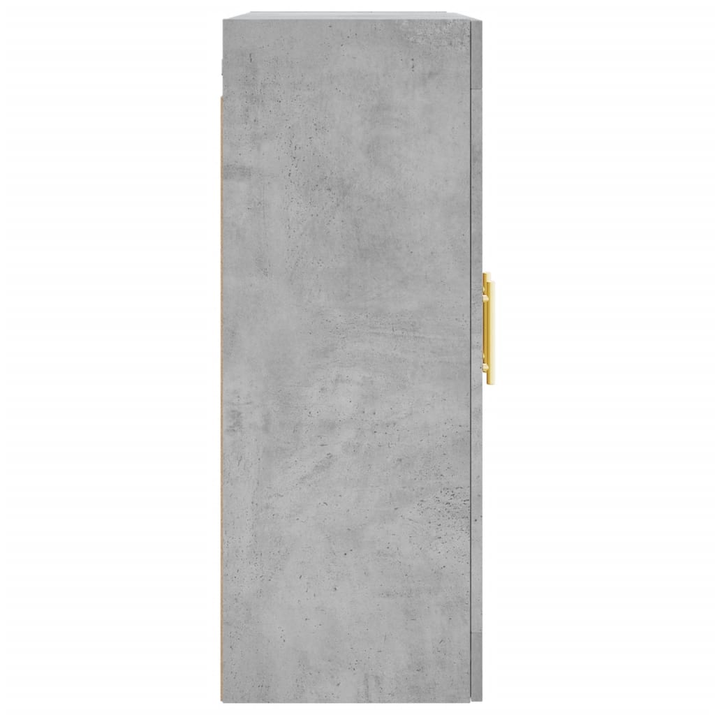 Zidni ormarić siva boja betona 69,5 x 34 x 90 cm