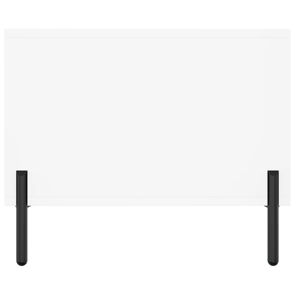 Stolić za kavu bijeli 90 x 50 x 40 cm od konstruiranog drva