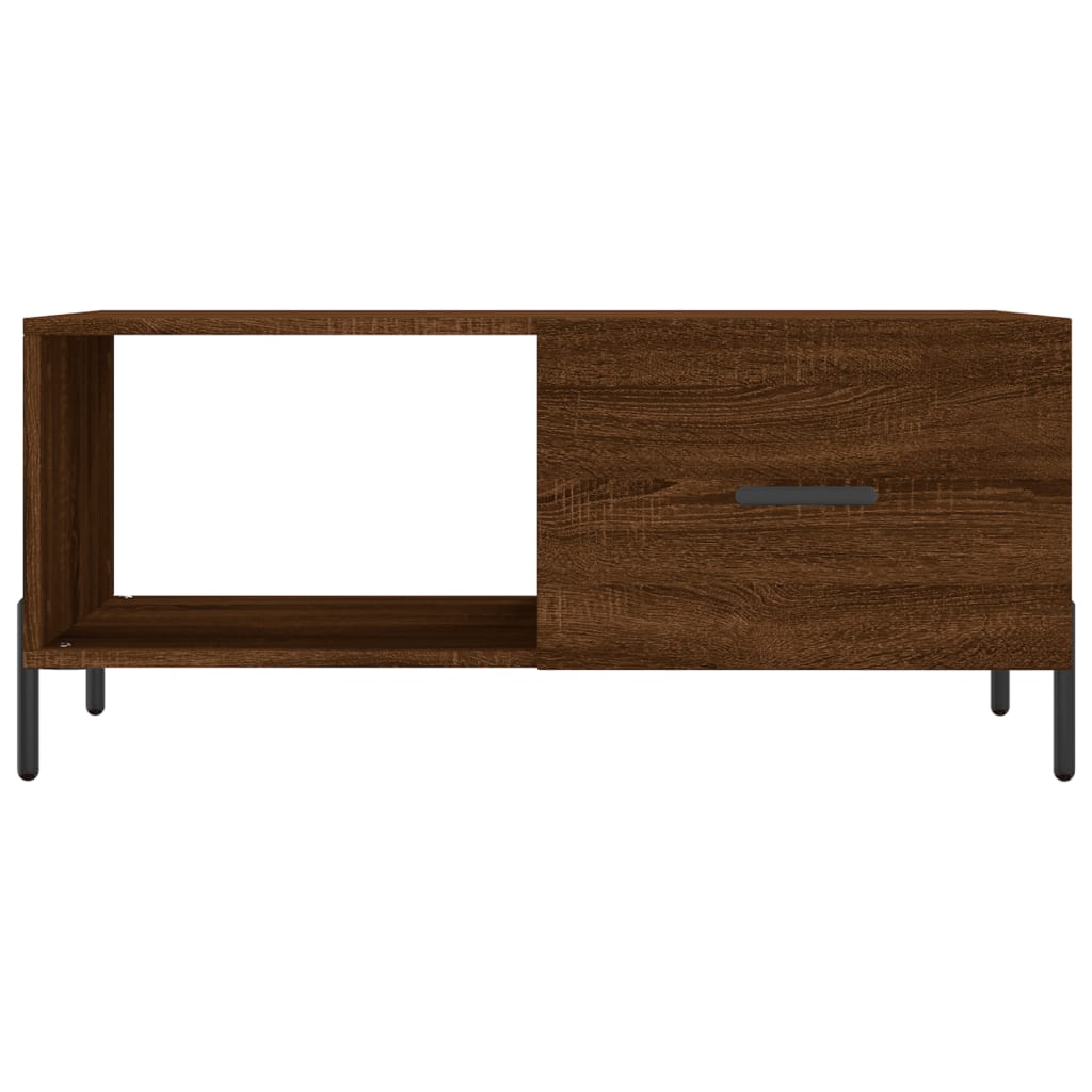 Stolić za kavu Smeđa hrasta 90x50x40 cm konstruirano drvo