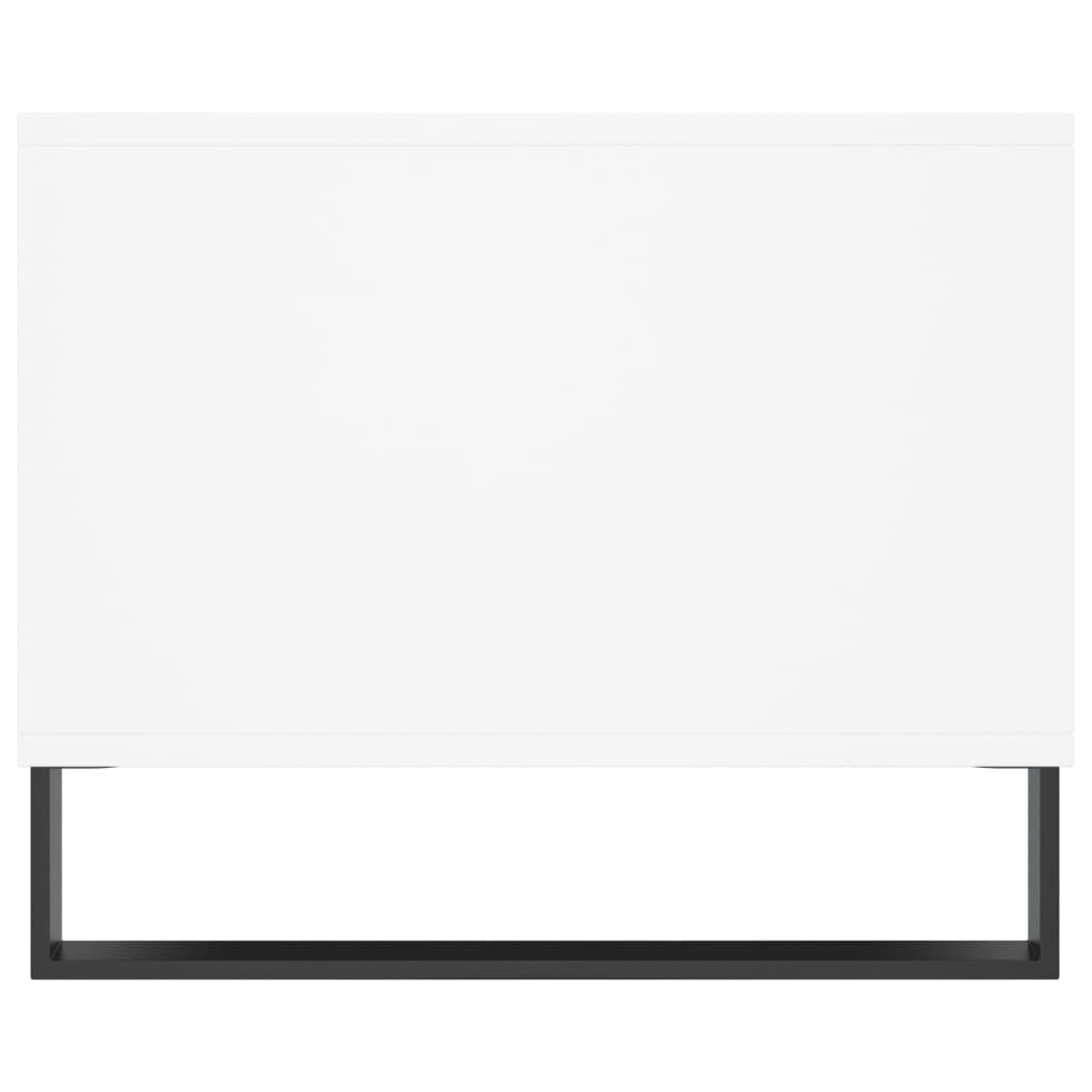 Stolić za kavu bijeli 90 x 50 x 40 cm od konstruiranog drva