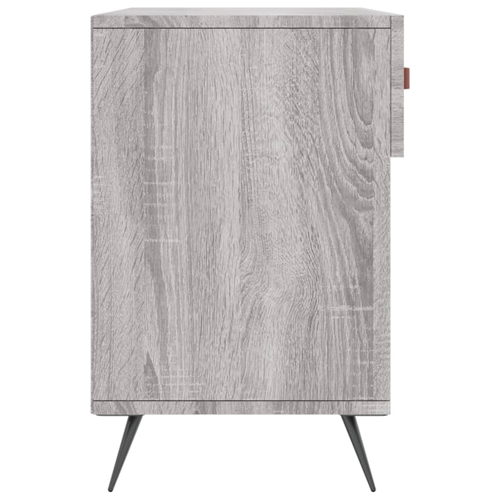 Klupa za cipele siva boja hrasta 102x35x55 cm konstruirano drvo