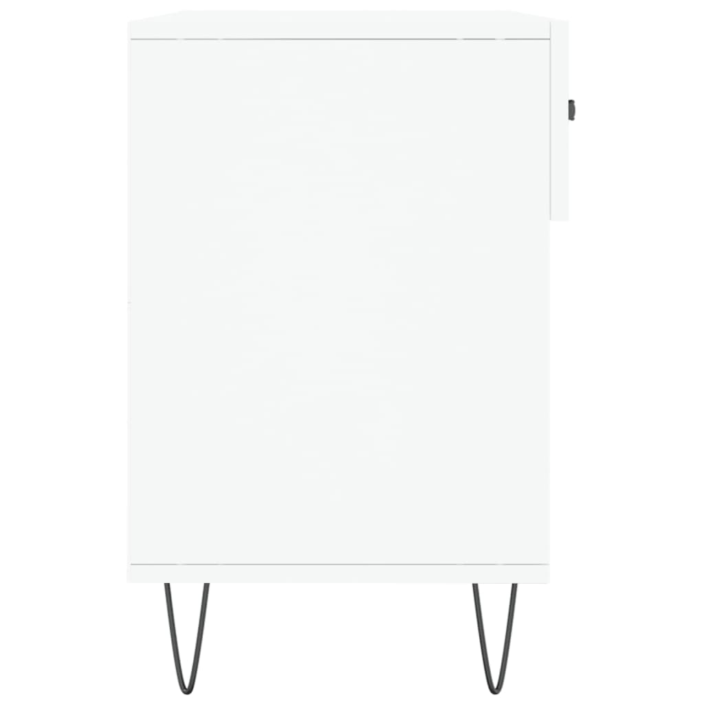 Klupa za cipele bijela 102 x 35 x 55 cm od konstruiranog drva