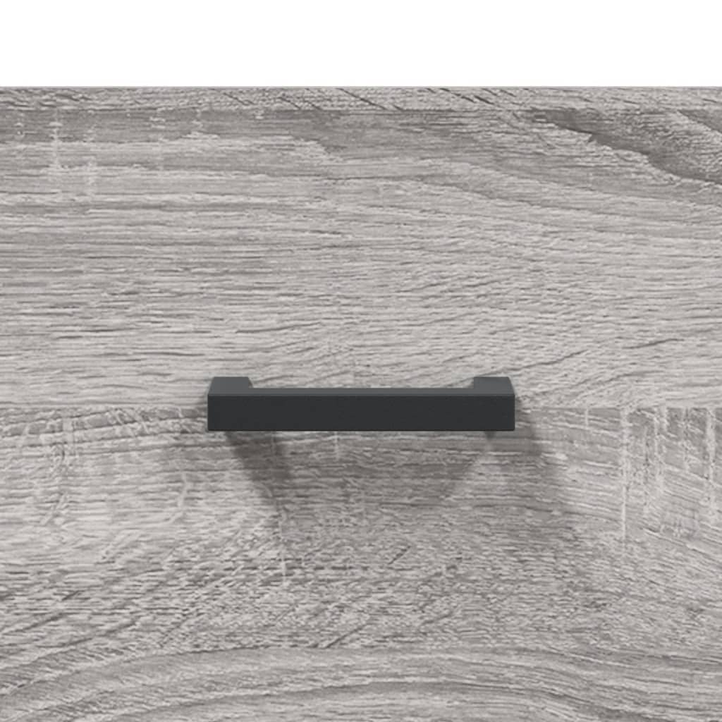 Klupa za cipele siva boja hrasta 102x35x55 cm konstruirano drvo