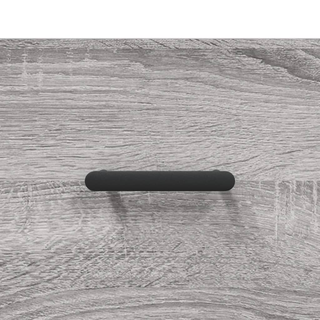 Klupa za cipele siva boja hrasta 102x35x55 cm konstruirano drvo