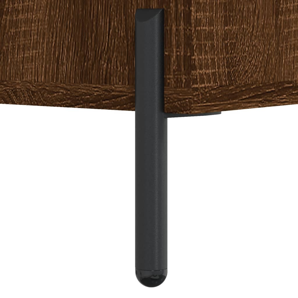 Klupa za cipele smeđa boja hrasta 102x35x55cm konstruirano drvo