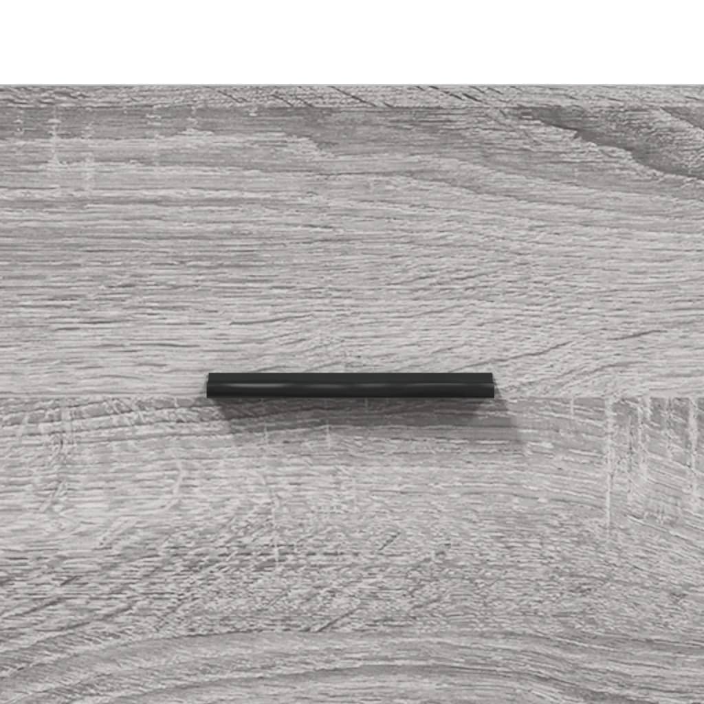 Klupa za cipele siva boja hrasta 102x35x55 cm konstruirano drvo