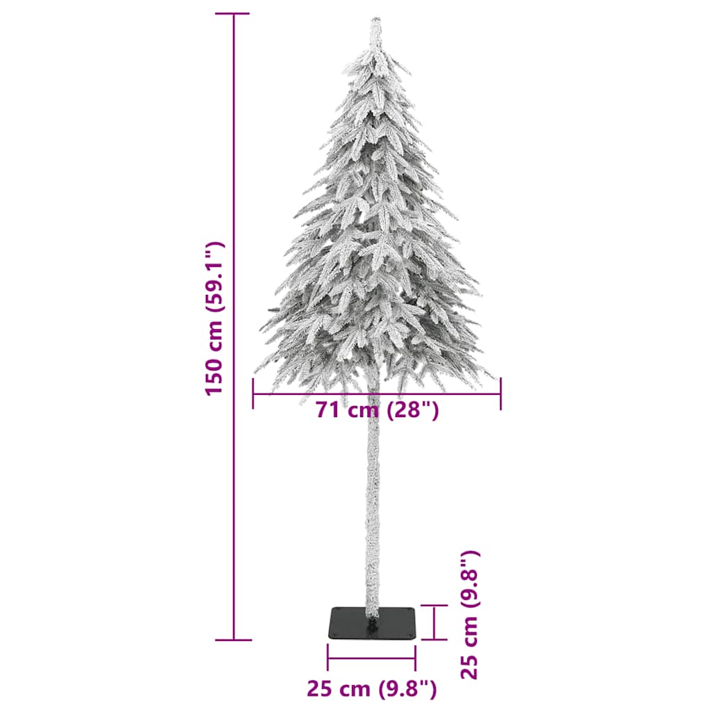 Umjetno božićno drvce sa snijegom 150 cm