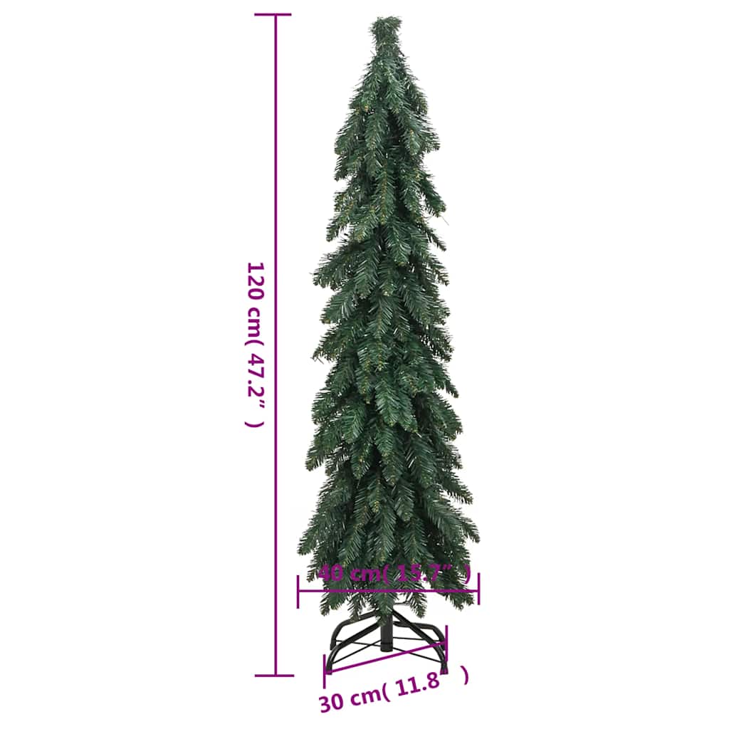 Umjetno osvijetljeno božićno drvce sa 60 LED žarulja 120 cm