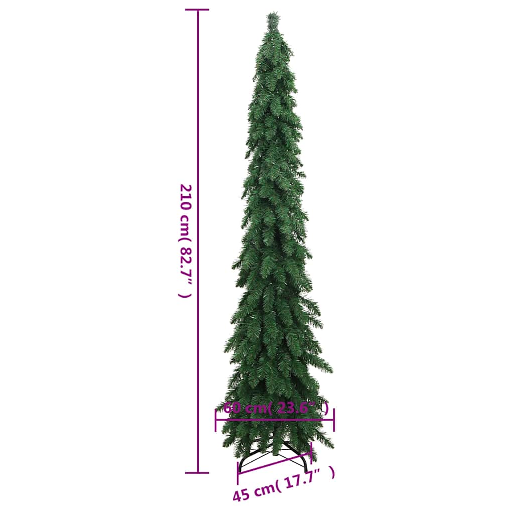 Umjetno osvijetljeno božićno drvce sa 130 LED žarulja 210 cm
