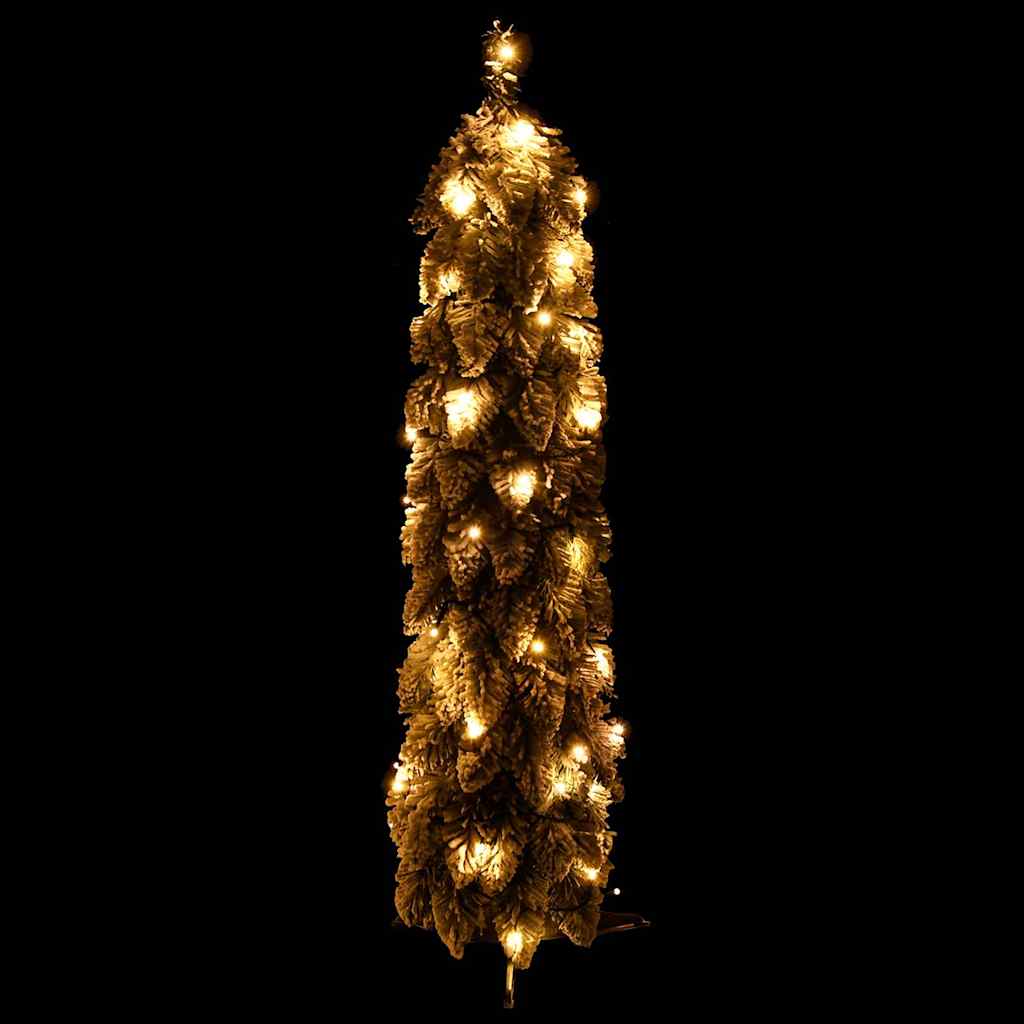 Umjetno osvijetljeno božićno drvce s 30 LED i snijegom 60 cm