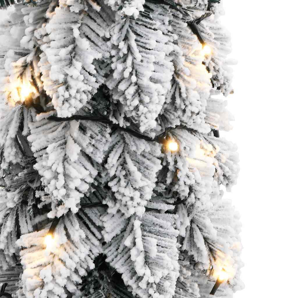Umjetno osvijetljeno božićno drvce s 30 LED i snijegom 60 cm