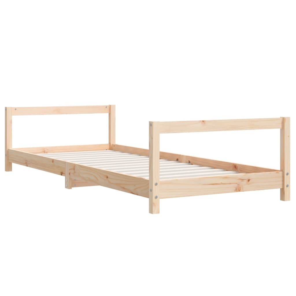 Okvir za dječji krevet 80 x 200 cm od masivne borovine