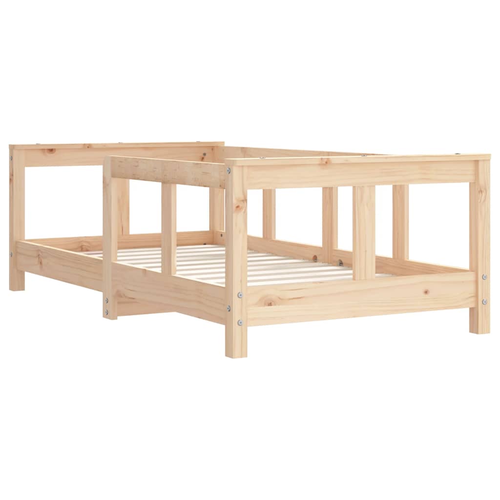 Okvir za dječji krevet 70 x 140 cm od masivne borovine