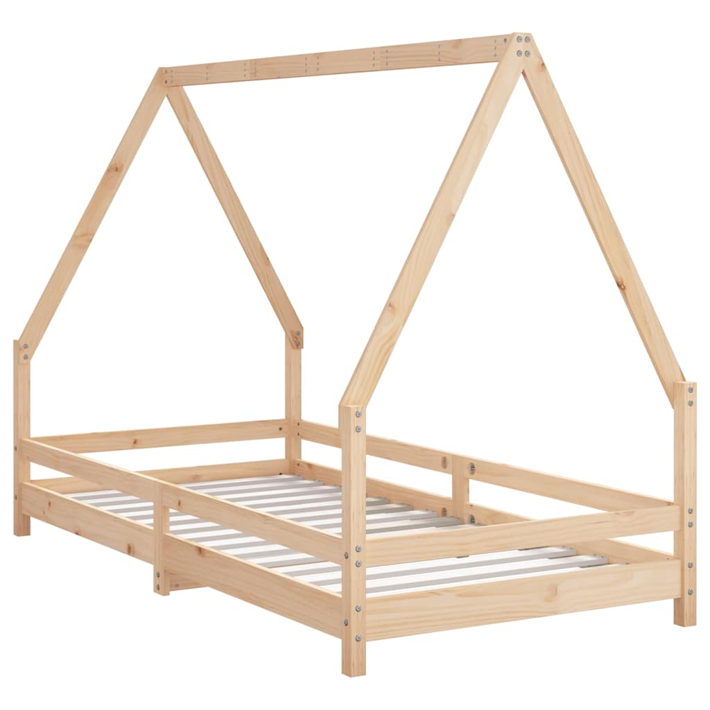 Okvir za dječji krevet 90 x 190 cm od masivne borovine