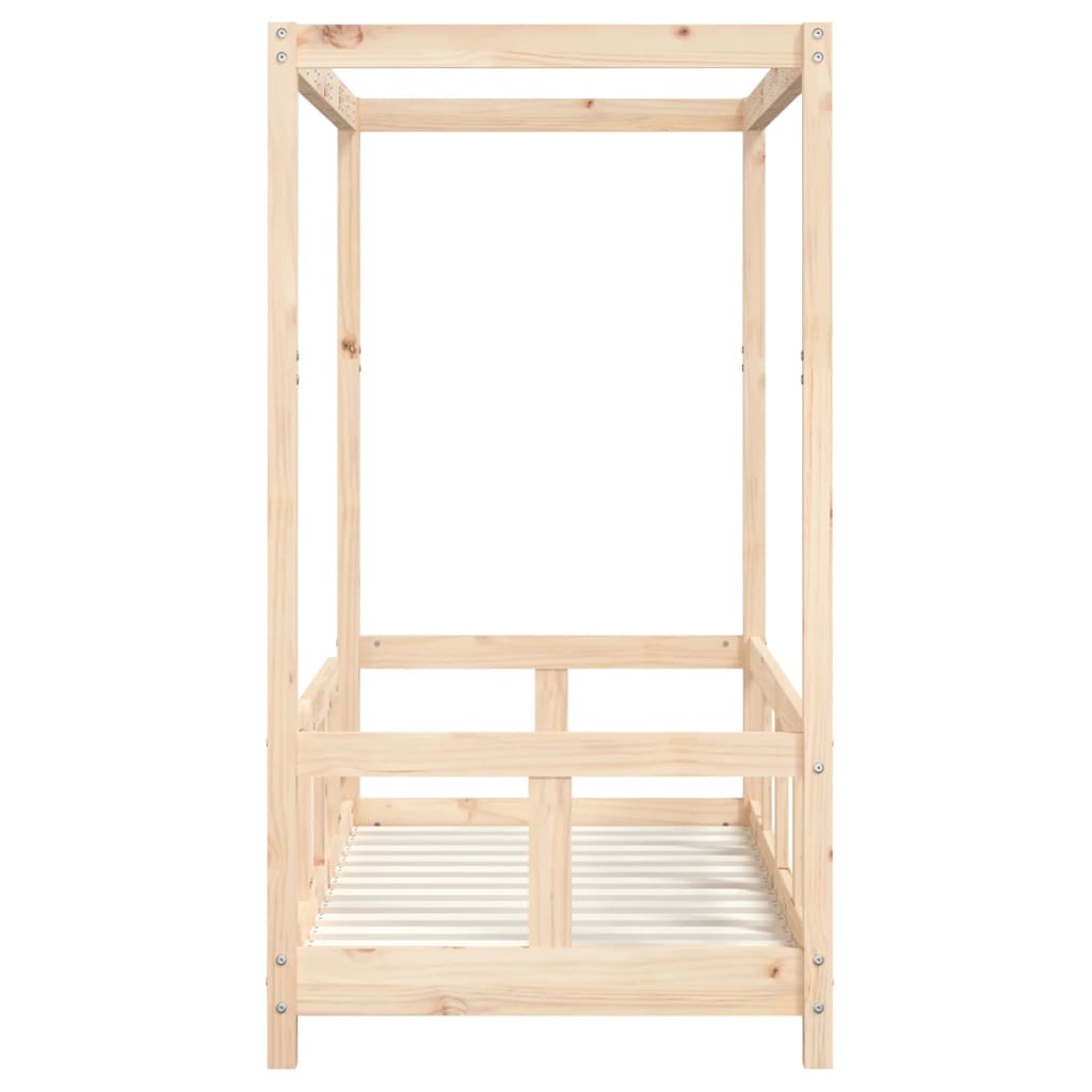 Okvir za dječji krevet 70 x 140 cm od masivne borovine