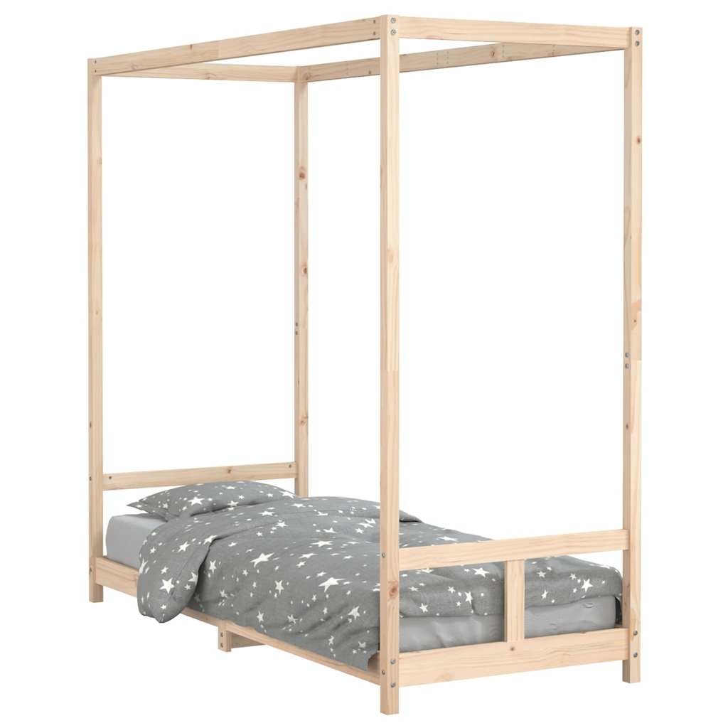 Okvir za dječji krevet 80 x 200 cm od masivne borovine