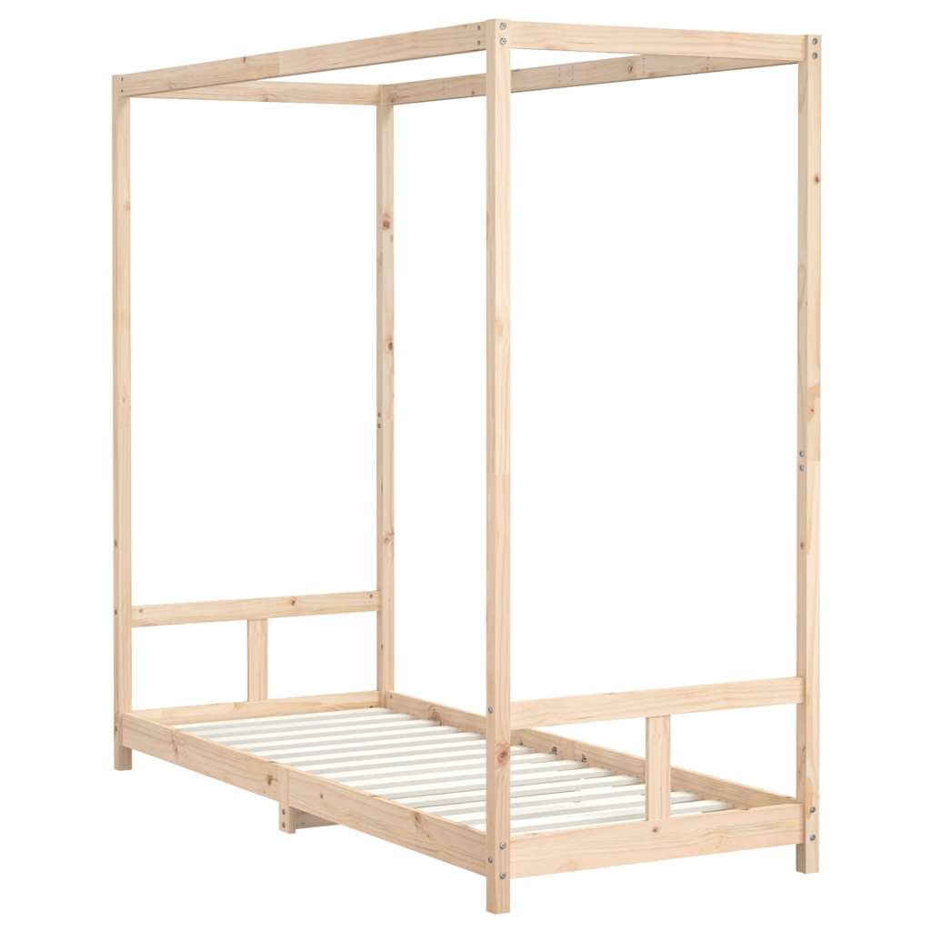 Okvir za dječji krevet 80 x 200 cm od masivne borovine