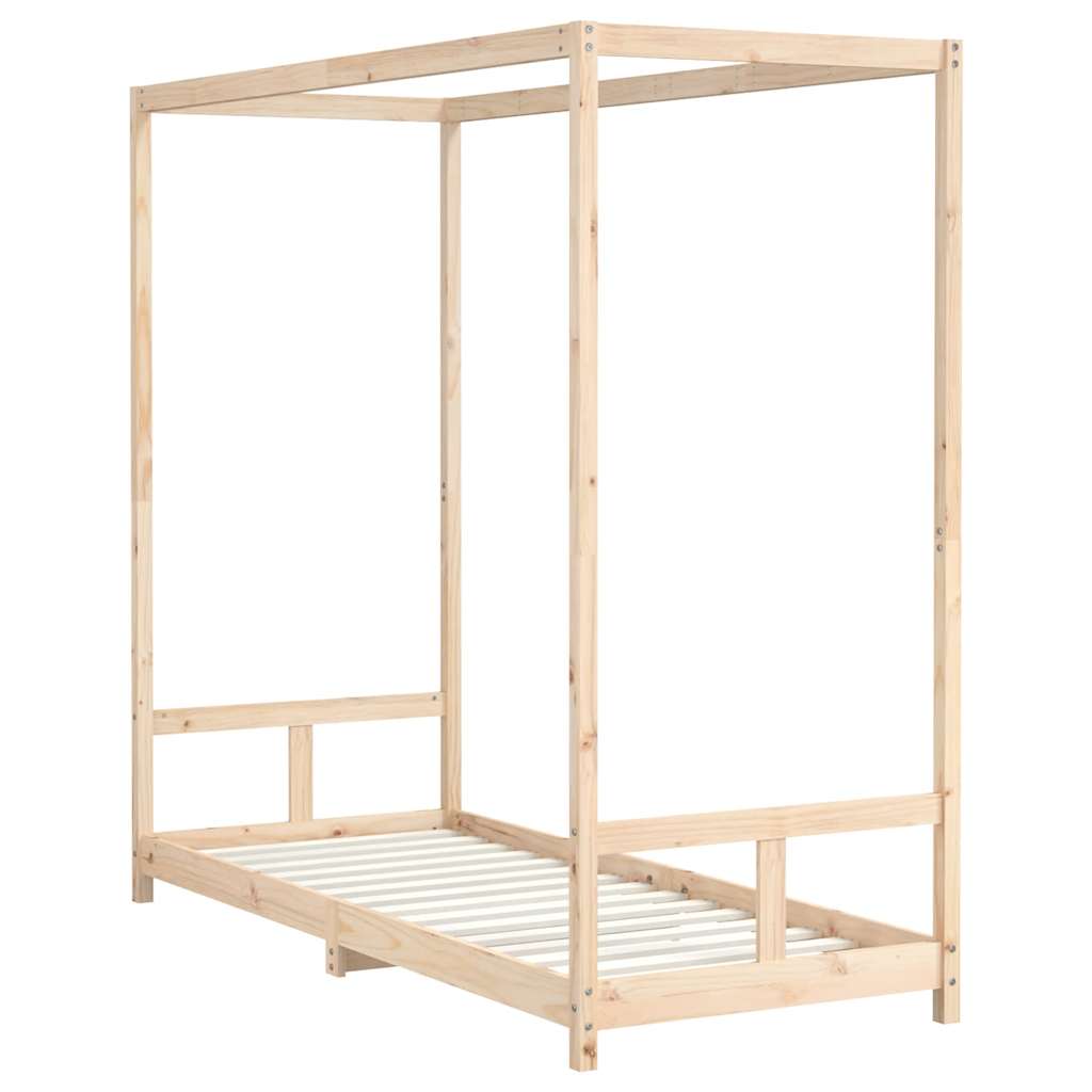 Okvir za dječji krevet 80 x 200 cm od masivne borovine