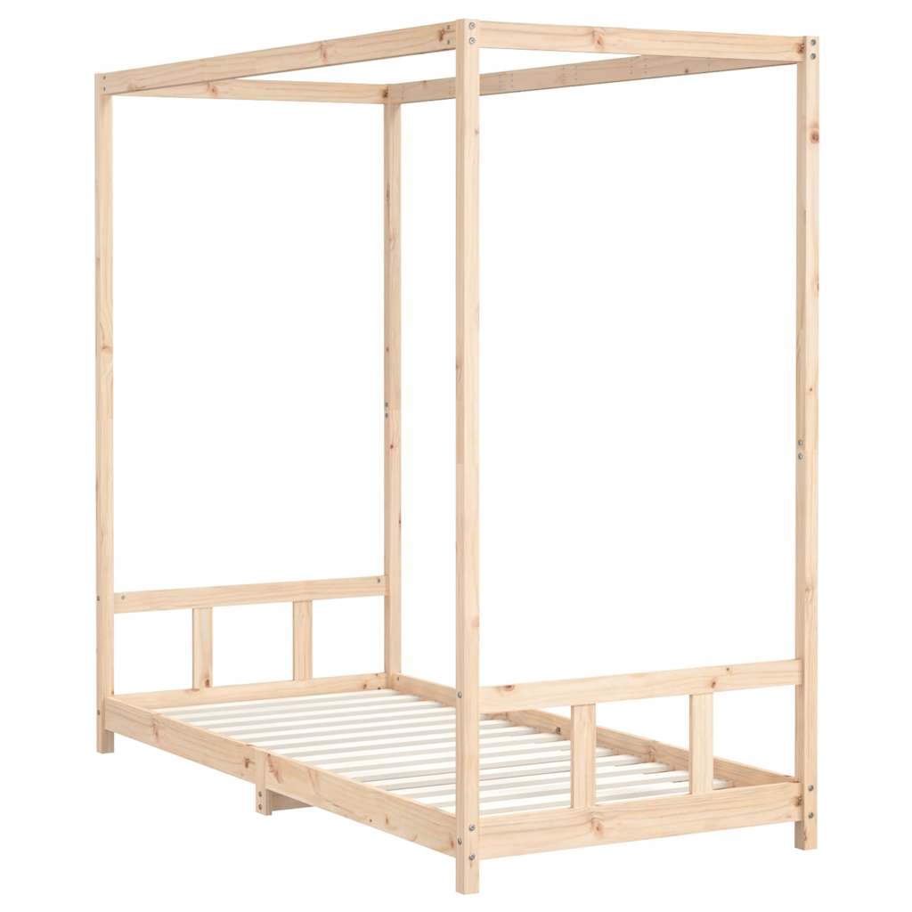 Okvir za dječji krevet 90 x 200 cm od masivne borovine
