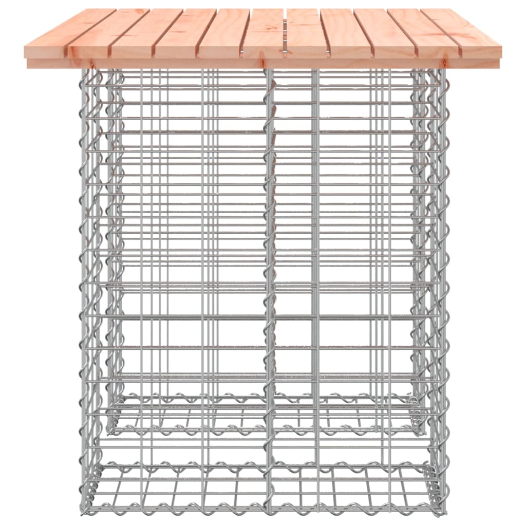 Vrtni stol, gabionski dizajn, 100x70x72 cm, masivno drvo, douglas