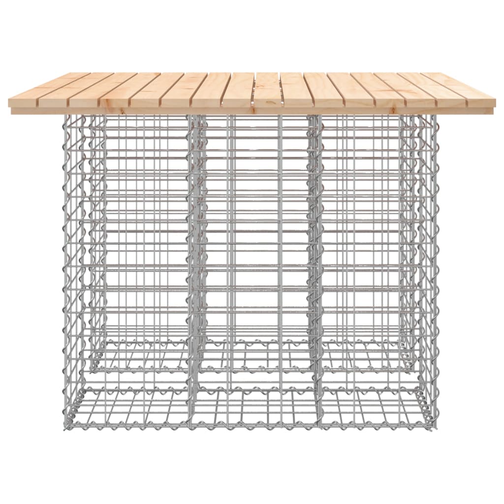 Vrtni stol Gabion dizajn 100x102x72 cm Masivno drvo Bor