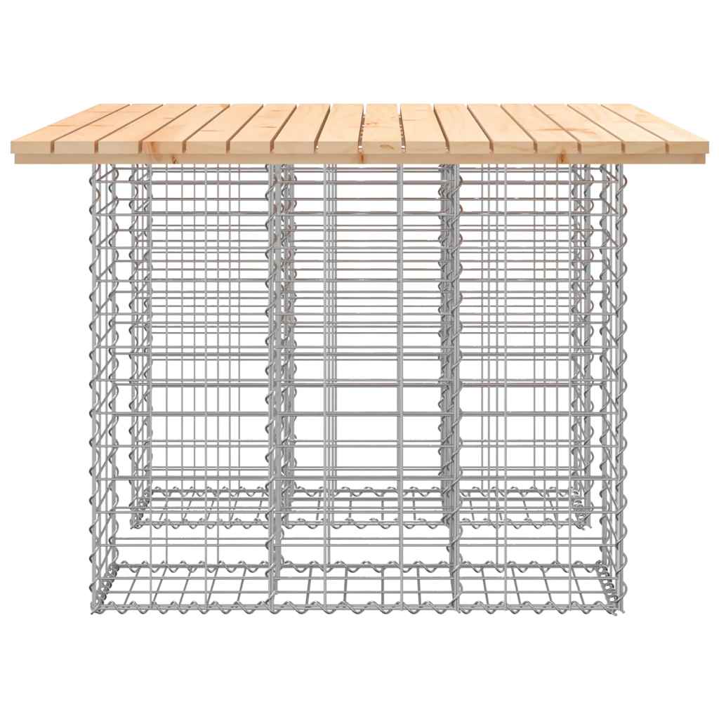Vrtni stol Gabion dizajn 100x102x72 cm Masivno drvo Bor