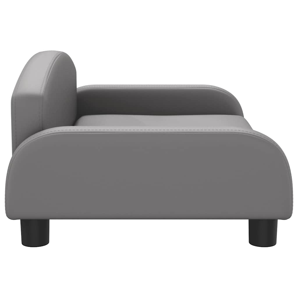 Dječja fotelja Siva 70 x 45 x 30 cm Umjetna koža