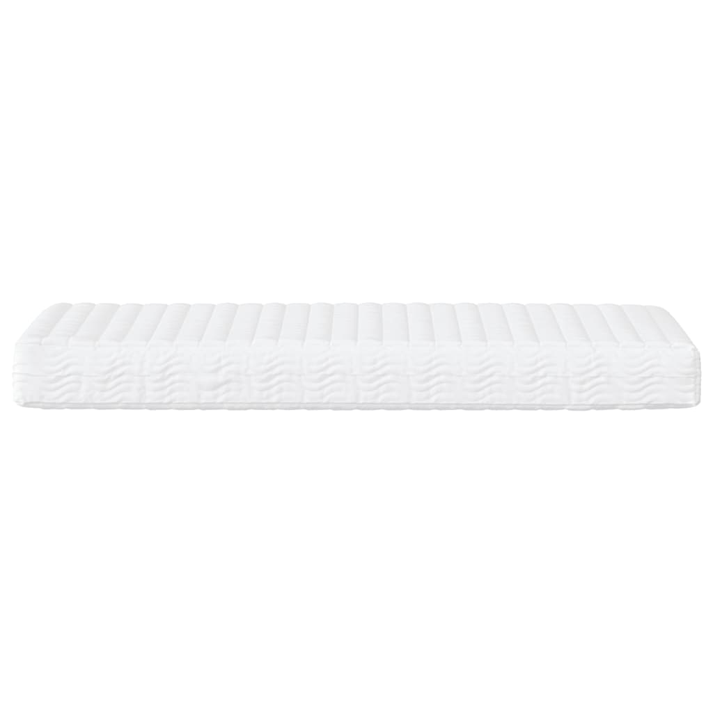 Dnevni krevet s madracem krem 80 x 200 cm od tkanine